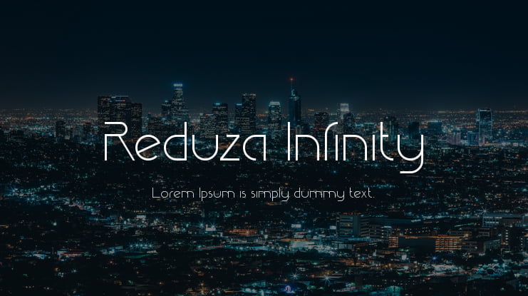Reduza Infinity Font