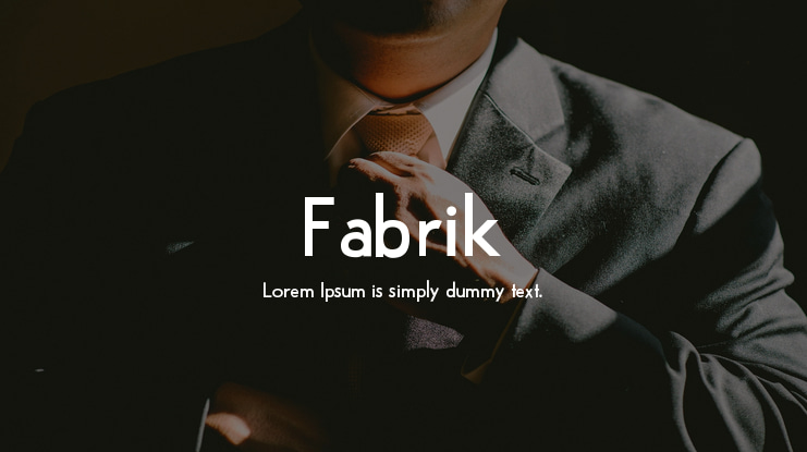 Fabrik Font Family