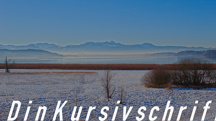 Din Kursivschrift Font Family