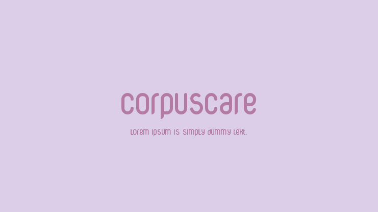 CorpusCare Font Family