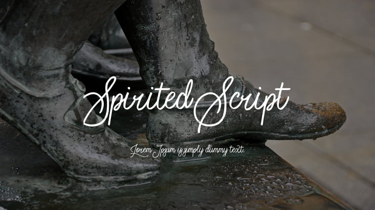 Spirited Script Font Family