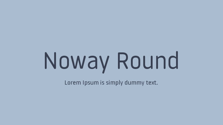 Noway Round Font Family