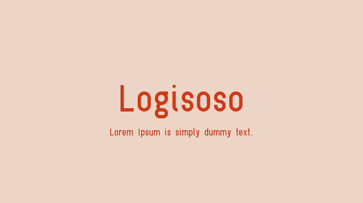 Logisoso Font