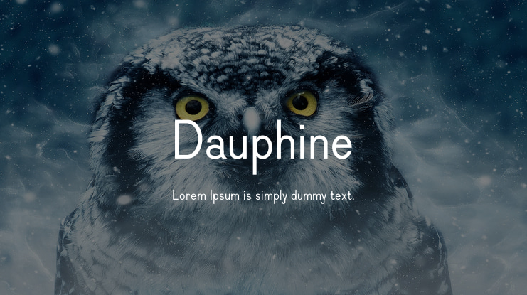 Dauphine Font