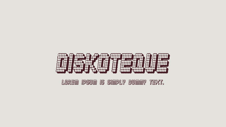 Diskoteque Font