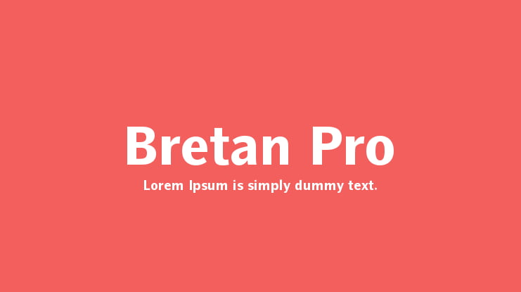 Bretan Pro Font Family