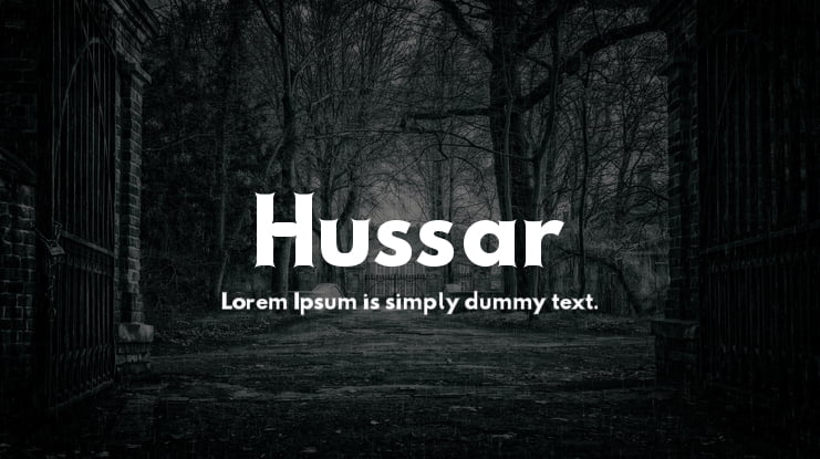 Hussar Font Family