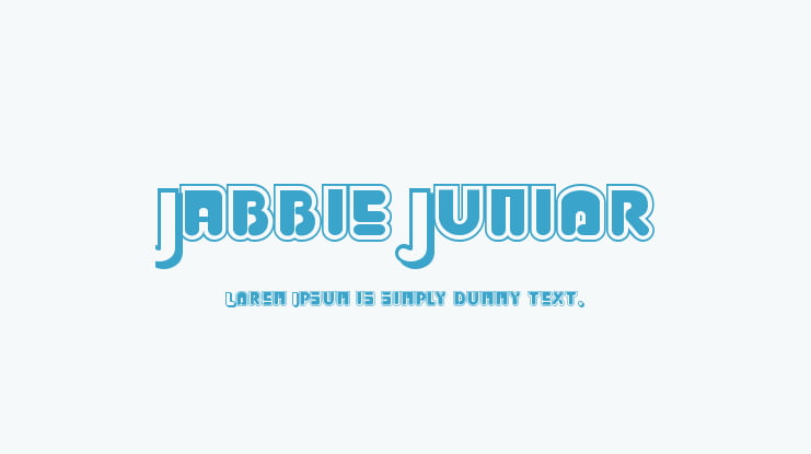 Jabbie Junior Font