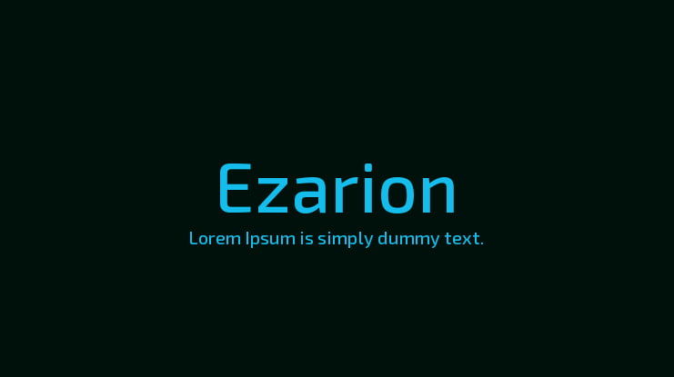 Ezarion Font Family