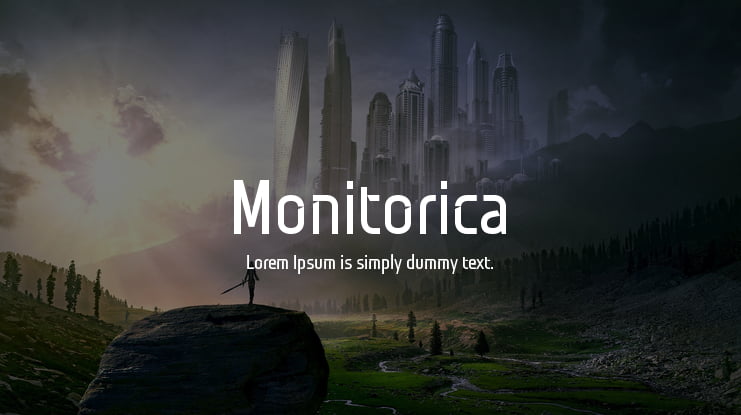 Monitorica Font Family