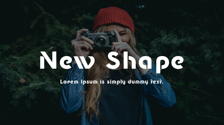 New Shape Font Family