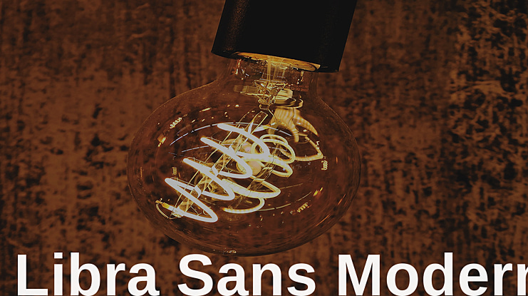 Libra Sans Modern Font Family