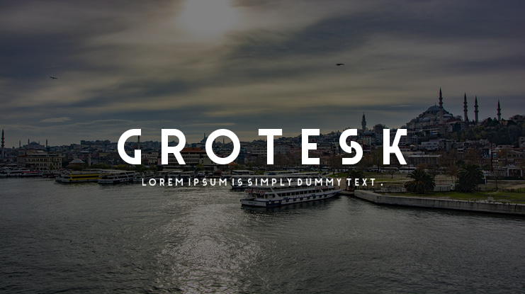 Grotesk Font