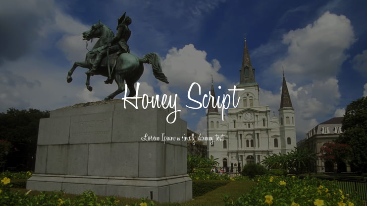 Honey Script Font