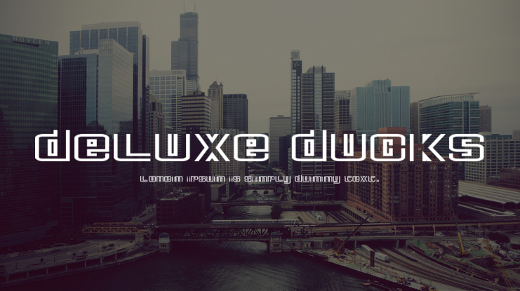 Deluxe Ducks Font