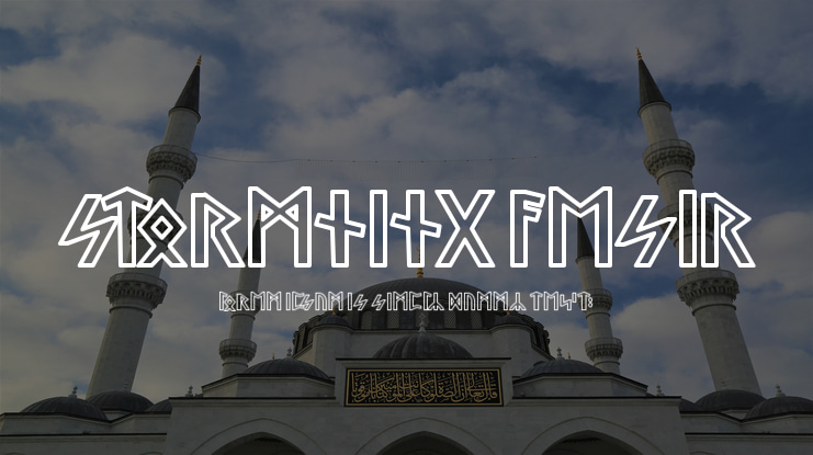 Stormning Aesir Font Family