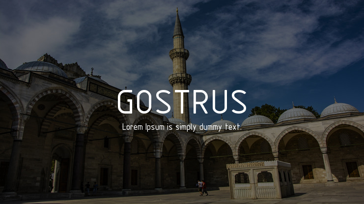 GOSTRUS Font Family