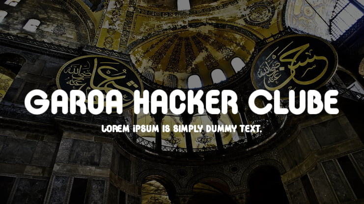 Garoa Hacker Clube Font