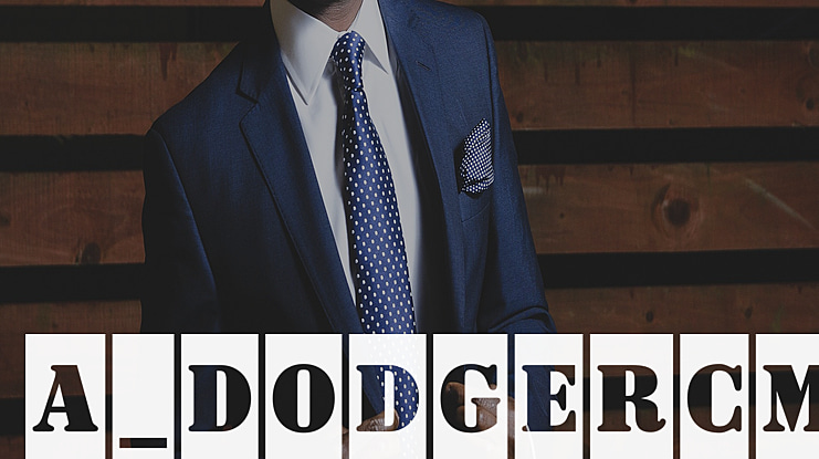 a_DodgerCm Font