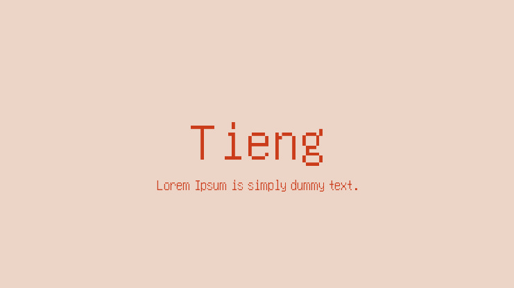 Tieng Font