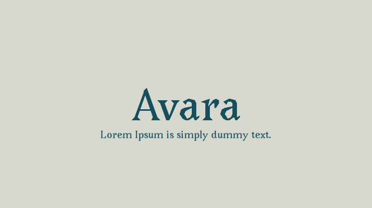 Avara Font