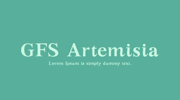 GFS Artemisia Font Family