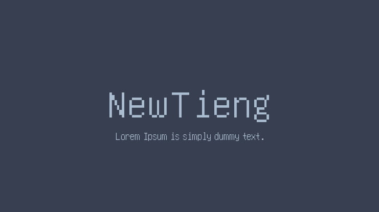 NewTieng Font