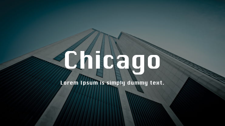 Chicago Font
