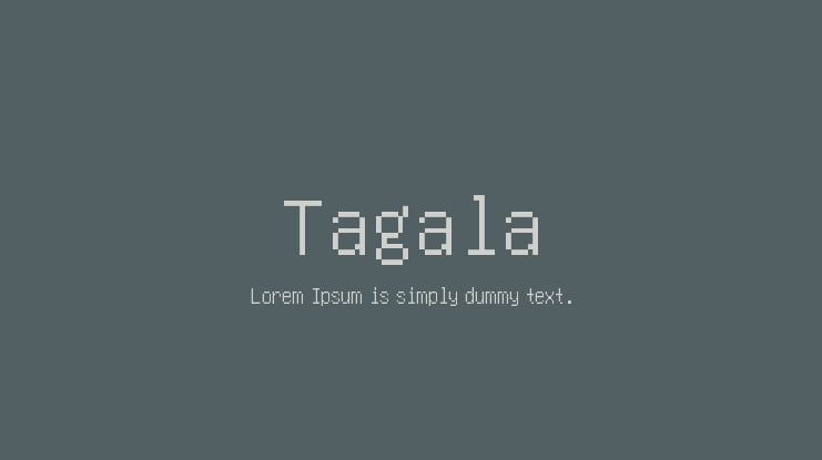 Tagala Font Family