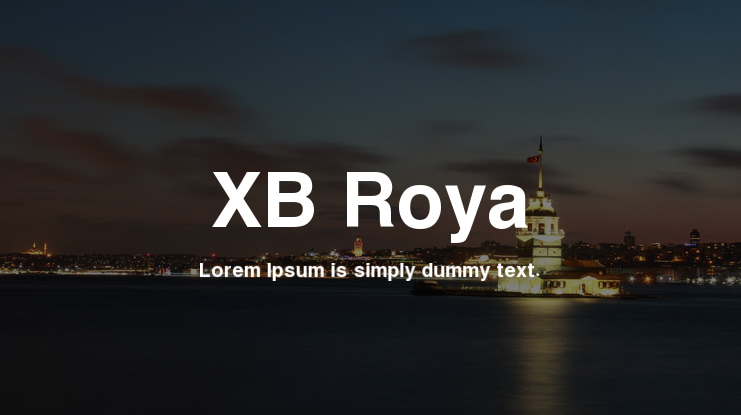 XB Roya Font Family