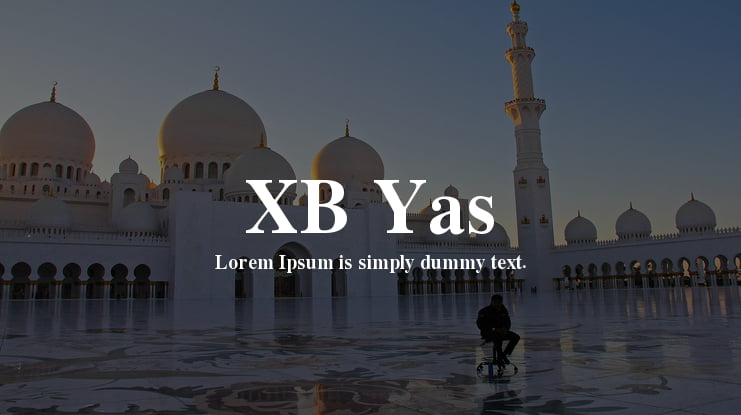 XB Yas Font Family