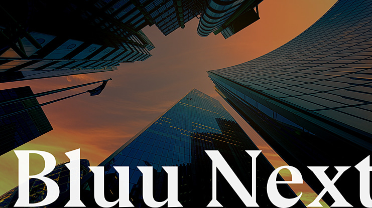 Bluu Next Font Family