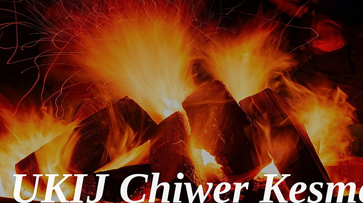 UKIJ Chiwer Kesme Font