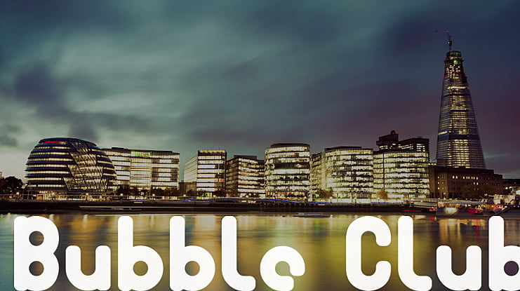 Bubble Club Font Family
