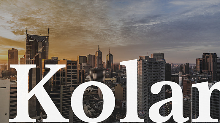 Kolar Font Family