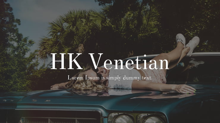 HK Venetian Font Family