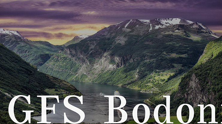 GFS Bodoni Font Family