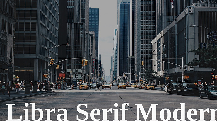 Libra Serif Modern Font Family