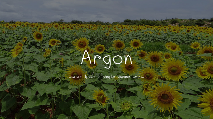 Argon Font