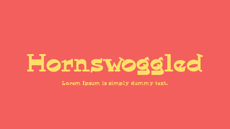 Hornswoggled Font