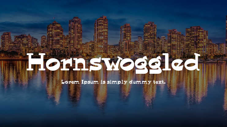 Hornswoggled Font