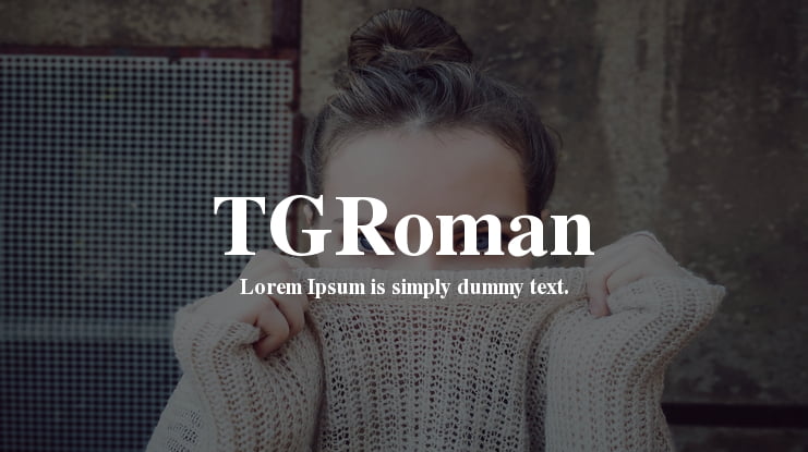 TGRoman Font Family