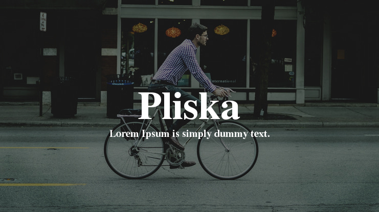 Pliska Font Family