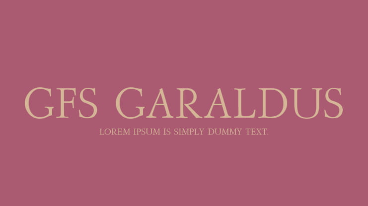 GFS Garaldus Font