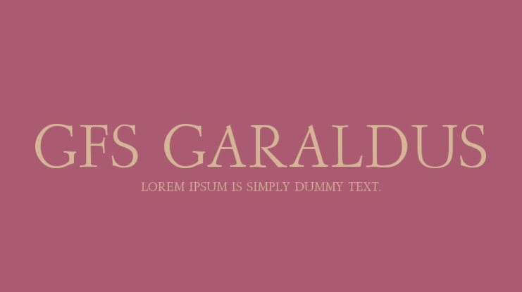 GFS Garaldus Font