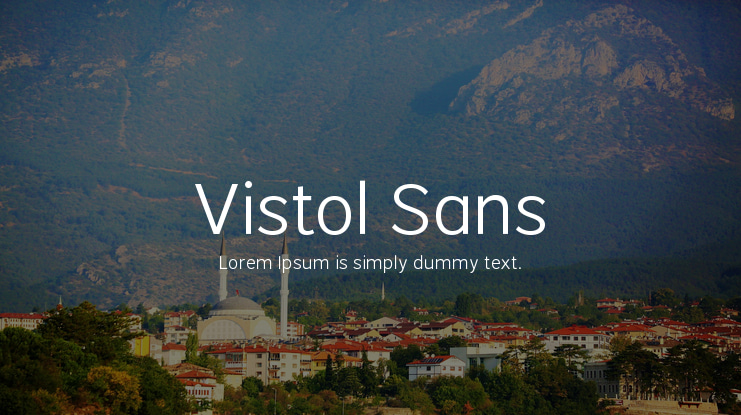 Vistol Sans Font
