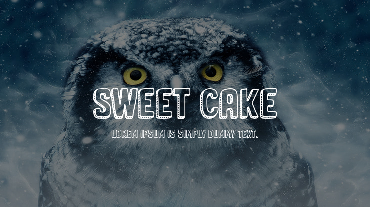 Sweet Cake Font