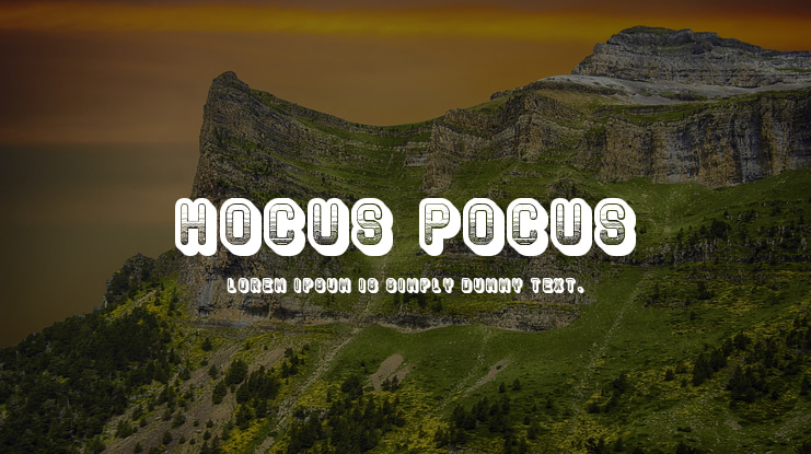 Hocus Pocus Font Family