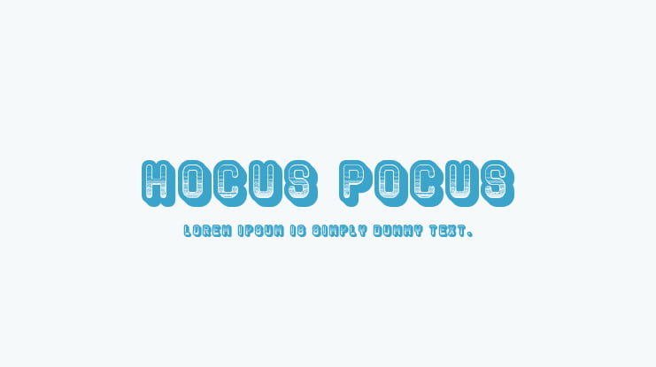 Hocus Pocus Font Family