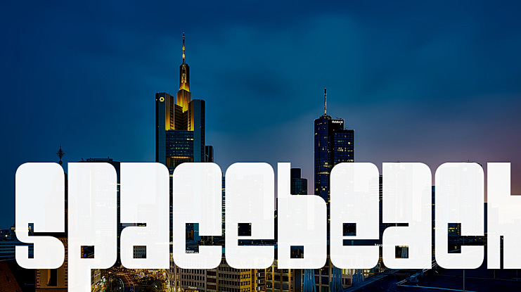 Space Beach Font